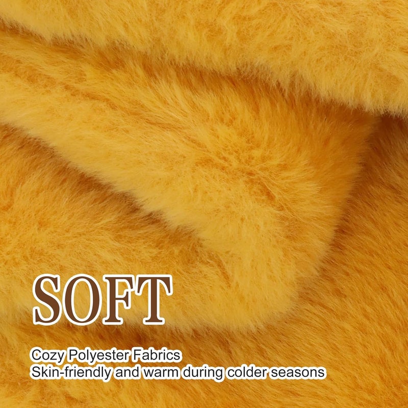 YATANAM Girls Scarf Fuzzy Fleece Kids Scarves Winter Warm Scarf Toddler Adjustable Soft Neck Warmer - Image 2